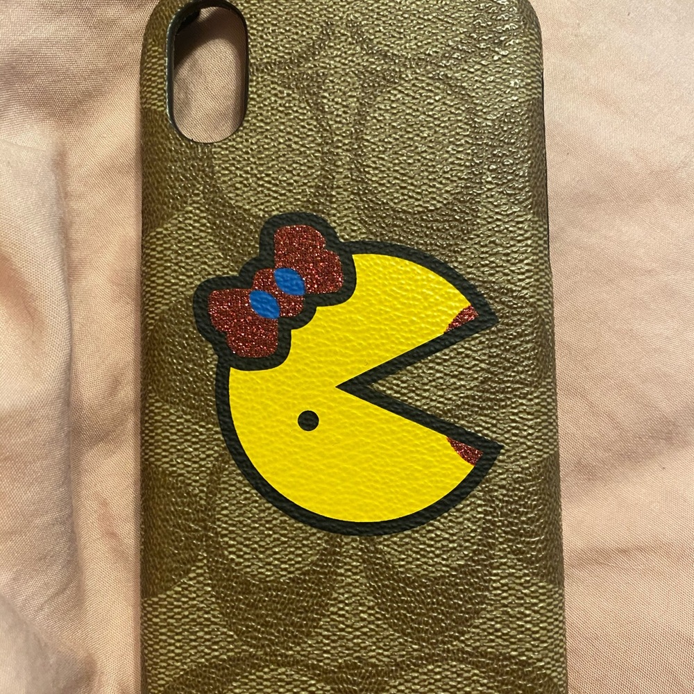 Coach x PacMan phone case for iPhone X